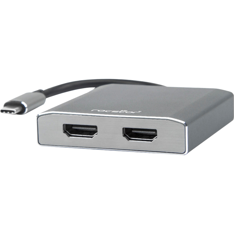 Usb-C To Dual Hdmi Female 4K,30Hz Multi-Mntr Adapter Aluminum