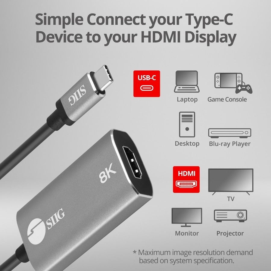 Usb-C To Hdmi Adapter - 8K,