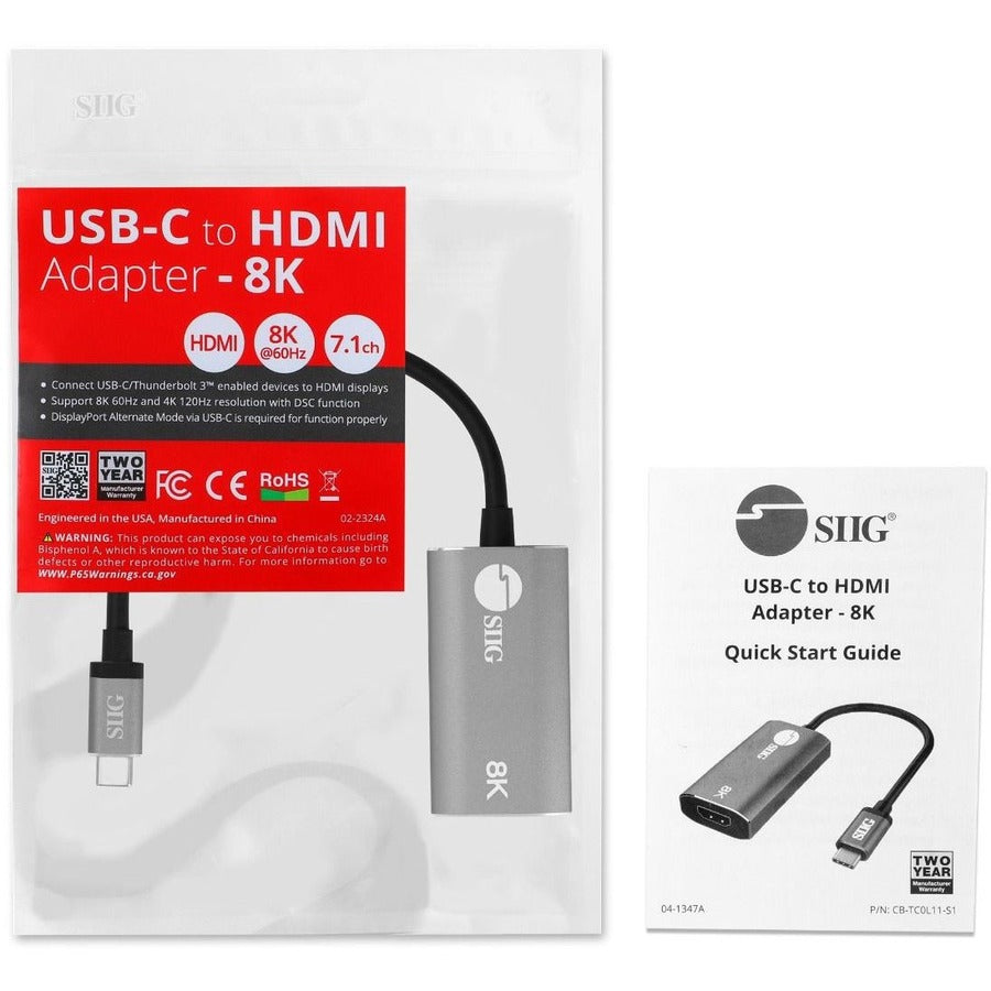 Usb-C To Hdmi Adapter - 8K,