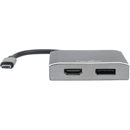 Usb-C To Hdmi & Displayport,Female 4K Adapter Aluminum