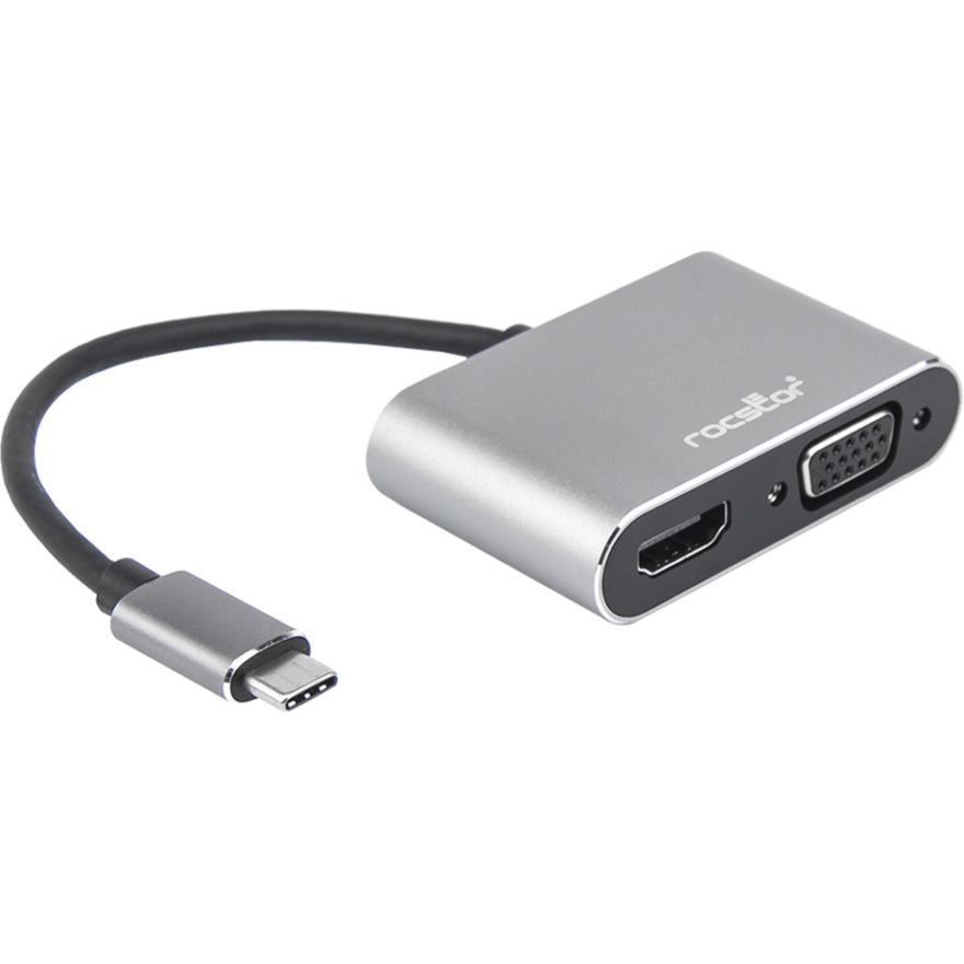 Usb-C To Hdmi & Vga Female Hdmi,4K Vga 1080P Adapter Alumimum