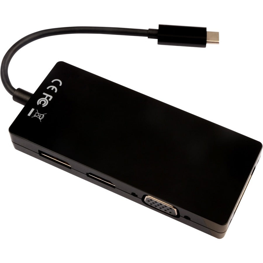 Usb-C To Multi Video Adapter,Dp1.2 Hdmi1.4 Dvi Vga 4K 60Hz Uhd