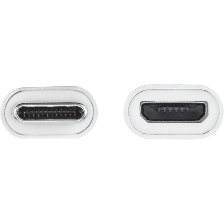 Usb-C To Usb Micro-B Adapter,Female Slim Adapter White