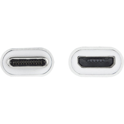 Usb-C To Usb Micro-B Adapter,Female Slim Adapter White