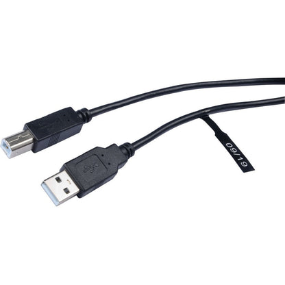 Usb2.0 A To B Cable 3M Black,Data Cable 480Mbps For Peripherals