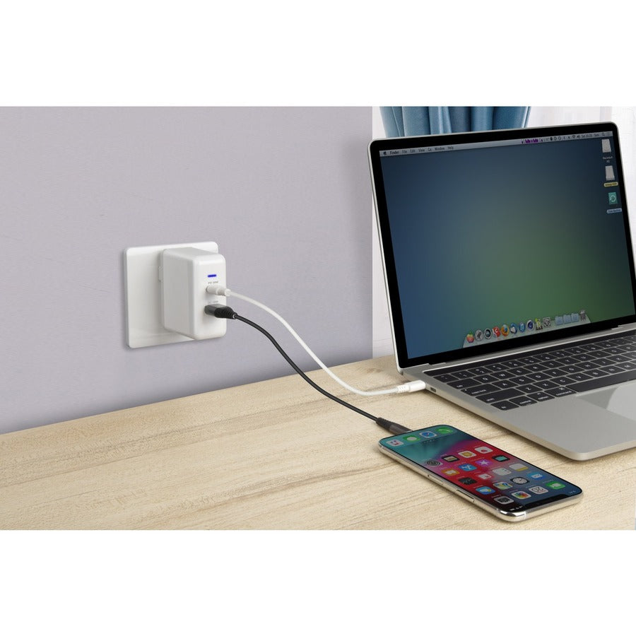 Usbc 45W Usba Dual Pd Wall,Charger Usbc Power Delivery Usba