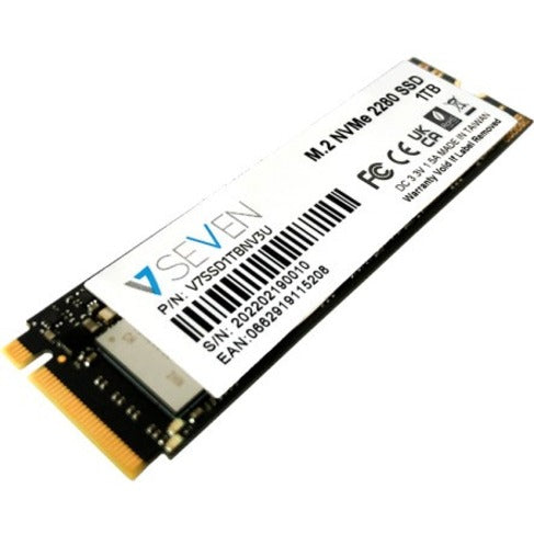 V7 1 Tb Solid State Drive - M.2 Internal - Pci Express Nvme (Pci Express 3.0 X4) - Taa Compliant
