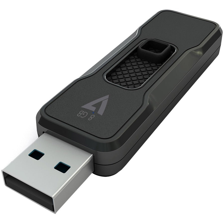 V7 8Gb Usb 2.0 Flash Drive - With Retractable Usb Connector