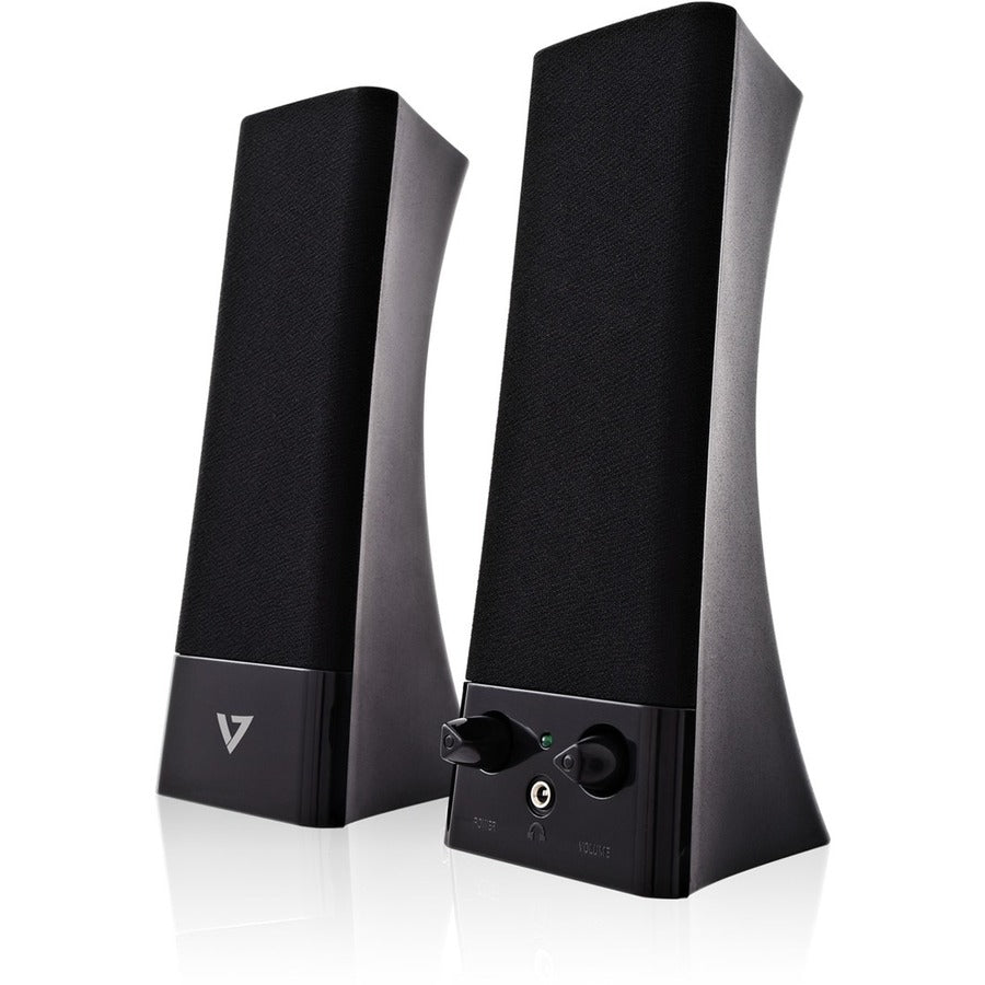 V7 Sp2500-Usb-6N Speaker System - 5 W Rms - Black