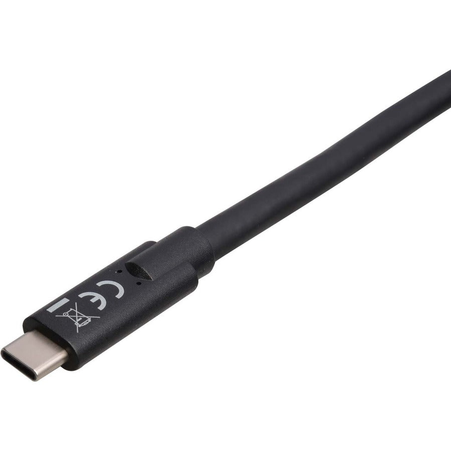 V7 Usb-C Male To Usb-C Male Cable Usb 3.2 Gen2 10 Gbps 3A 2M/6.6Ft Black