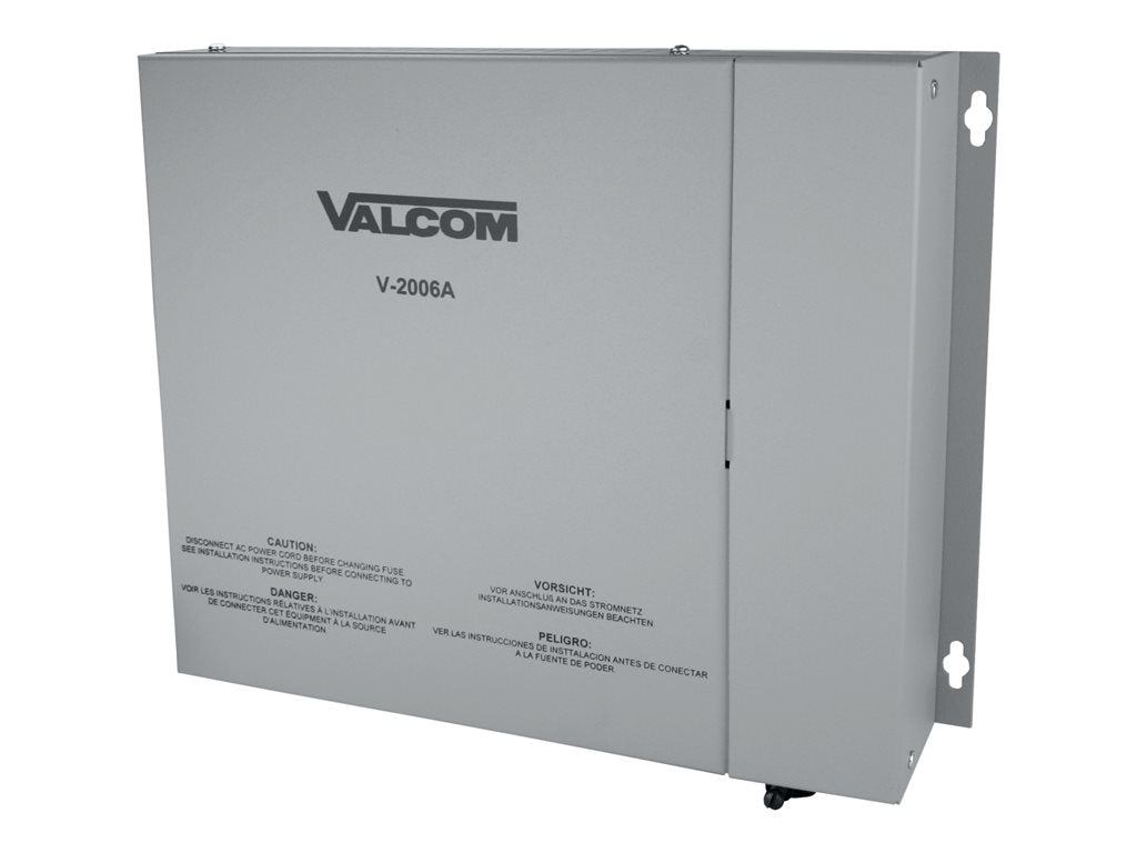 Valcom V 2006A - Six zone one-way page control unit - gray - for Valco