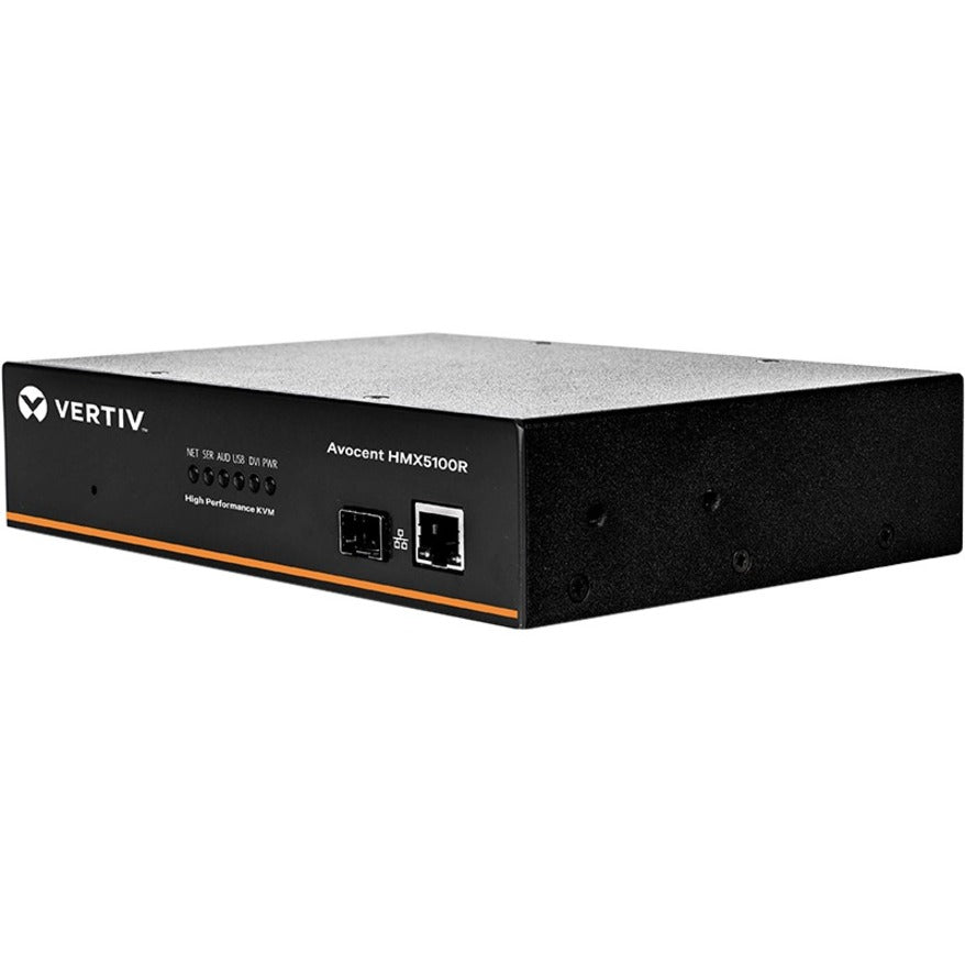 Vertiv Avocent Hmx 5000 | High Performance Kvm Extender | Kvm Receiver | Single Receiver | Dvi-D Audio Sfp (Hmx5100R-001)