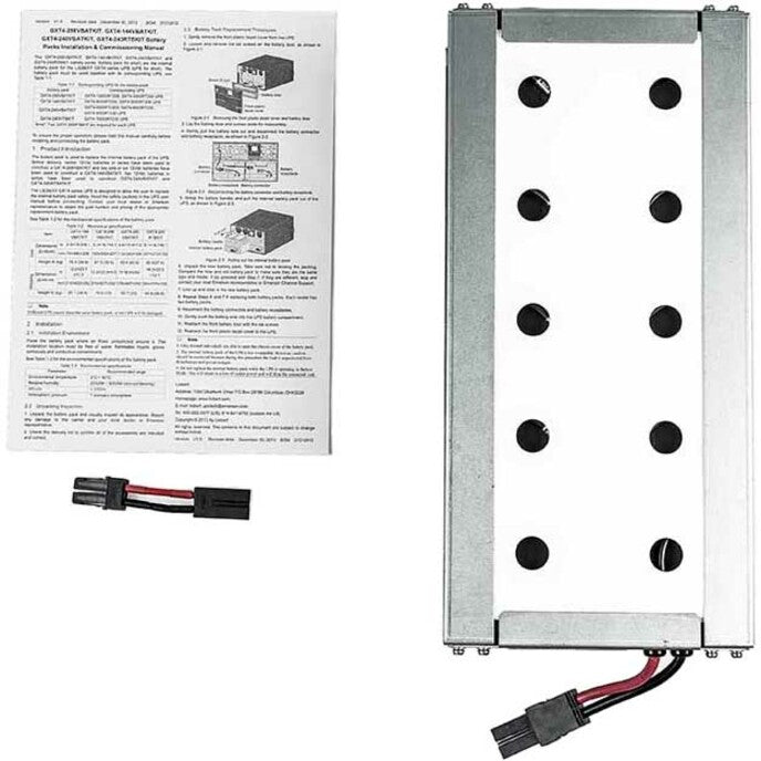 Vertiv Liebert Hot-Swap Internal 5 Ah, 240V Lead-Acid Battery For Liebert Gxt4-6000Rtl630, Gxt4-5000Rt230, And Gxt4-6000Rt230 Ups System.