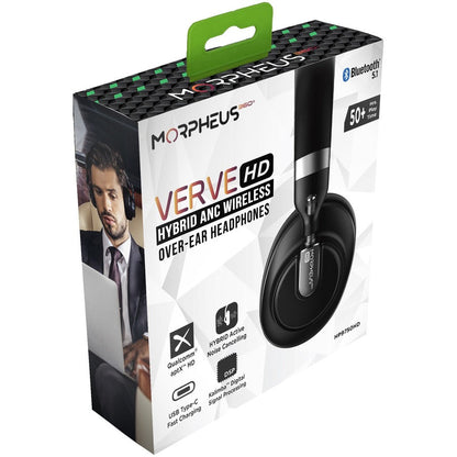 Verve Hd Hybrid Anc Headphones,Aptx Hd Sound With Kalimba Dsp