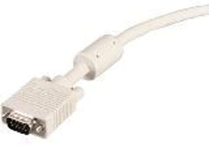 Vga Video Cable With Ferrite Core - Male/Male, Beige, 50-Ft. (15.2-M)