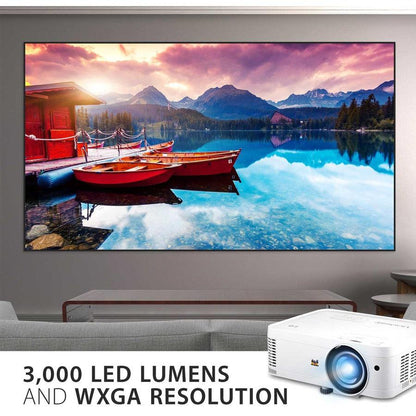 ViewSonic 3000 Lumens Wxga Short Throw Led Projector LS550WH