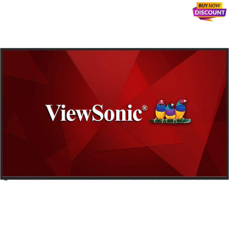 Viewsonic Cde7512 75" 4K Uhd Commercial Display With Vesp 4K Uhd 3840 X 2160 Resolution