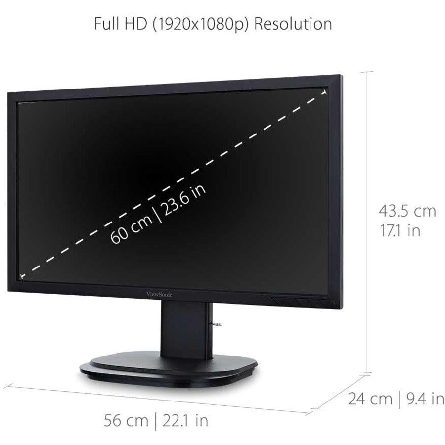 Viewsonic Ergonomic 24" Vg2449 - Led Monitor - Full Hd (1080P)