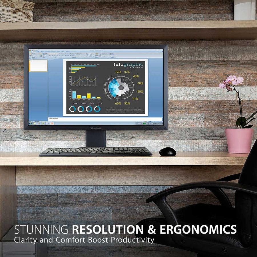 Viewsonic Ergonomic 24" Vg2449 - Led Monitor - Full Hd (1080P)