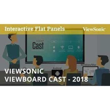 Viewsonic Ifp8650 Interactive Whiteboard 2.18 M (86") 3840 X 2160 Pixels Touchscreen Black