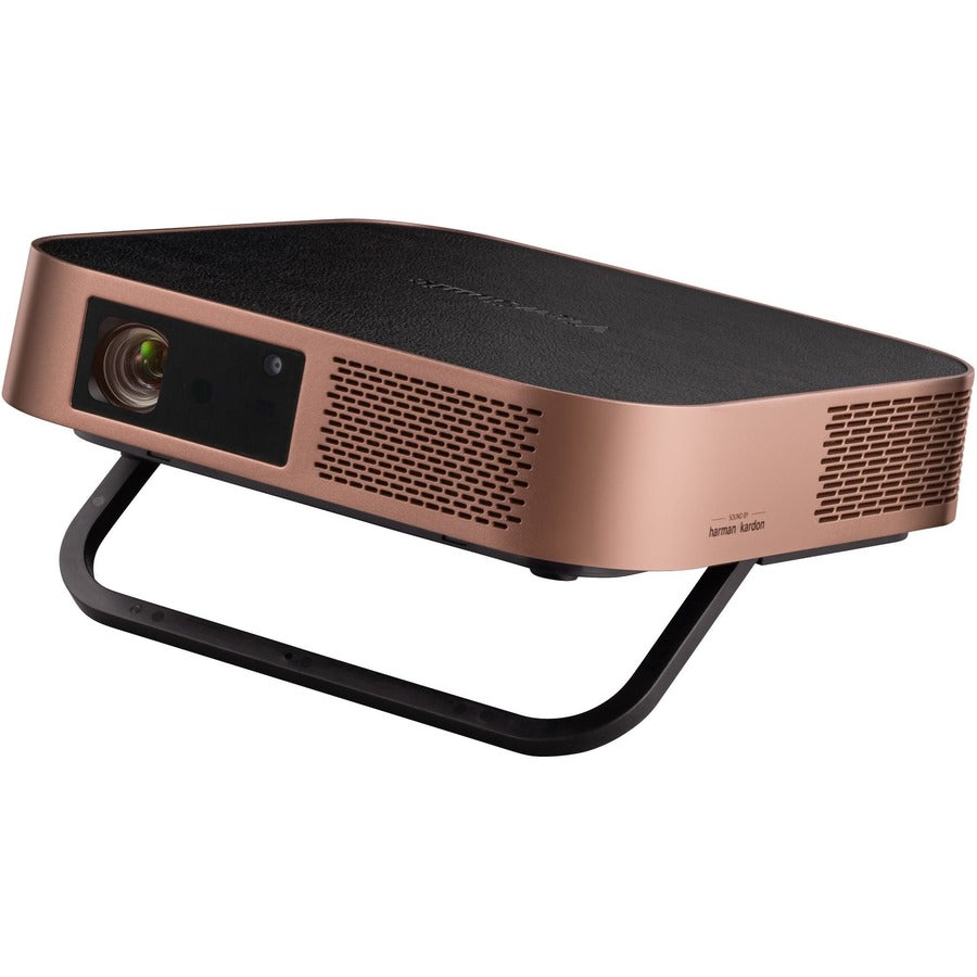 Viewsonic M2W Dlp Projector - 16:10 - Portable, Wall Mountable, Ceiling Mountable - Black, Brown