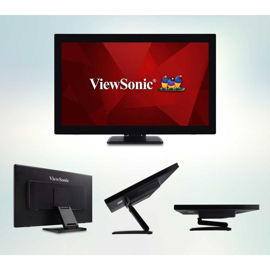 Viewsonic Td2760 Touch Screen Monitor 68.6 Cm (27") 1920 X 1080 Pixels Multi-Touch Multi-User Black