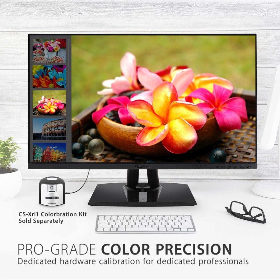 Viewsonic Vp2756-4K Computer Monitor 68.6 Cm (27") 3840 X 2160 Pixels 4K Ultra Hd Led Black