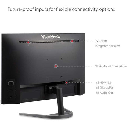 Viewsonic Vx Series Vx2768-2Kpc-Mhd Led Display 68.6 Cm (27") 2560 X 1440 Pixels Quad Hd Black