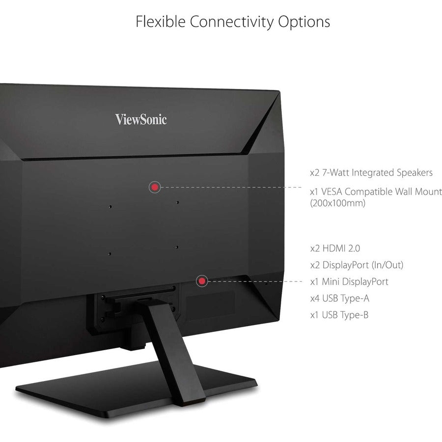 Viewsonic Vx4381-4K Computer Monitor 109.2 Cm (43") 3840 X 2160 Pixels 4K Ultra Hd Led Black