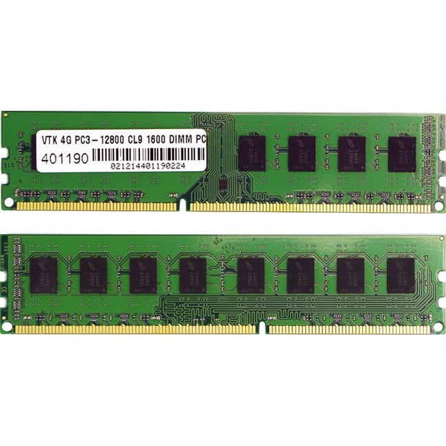 Visiontek 2 X 4Gb Pc3-12800 Ddr3 1600Mhz 240-Pin Dimm Memory Module 900626