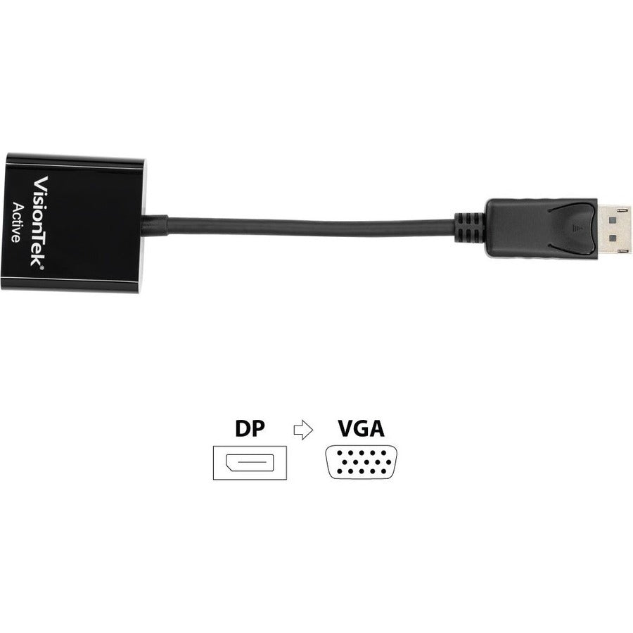 Visiontek Displayport To Vga Active Adapter (M/F)