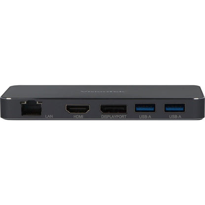 Visiontek Vt350 Portable Usb-C Docking Station With Power Passthrough