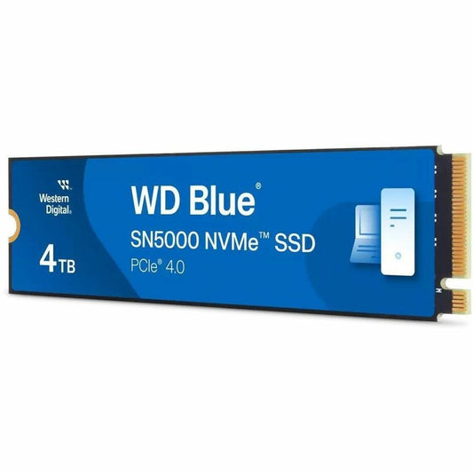 WD Blue SN5000 WDS400T4B0E 4 TB Solid State Drive - M.2 2280 Internal - PCI Express NVMe (PCI Express NVMe 4.0 x4)