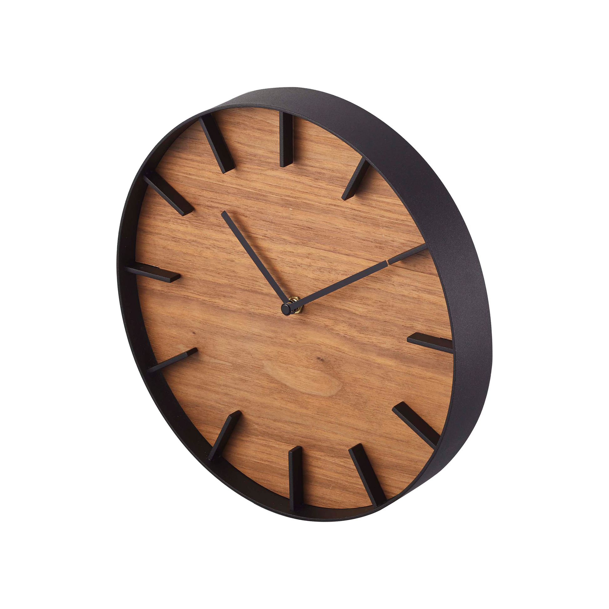 Wall Clock - Steel + Wood