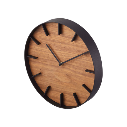 Wall Clock - Steel + Wood