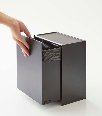 Wall-Mounted Storage or Trash Bin