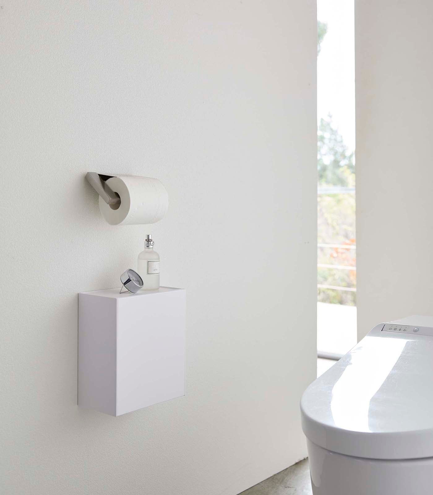 Wall-Mounted Storage or Trash Bin