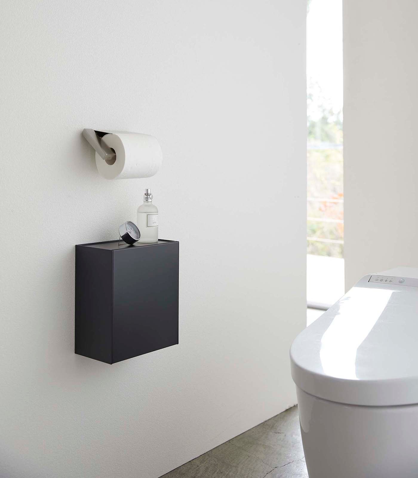 Wall-Mounted Storage or Trash Bin