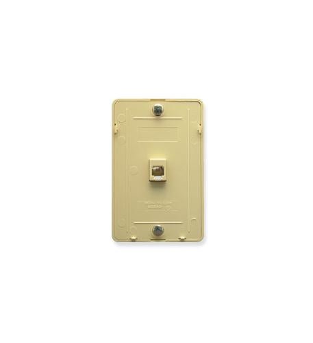 Wall Plate IDC 6P6C IVORY ICC-IC630DB6IV