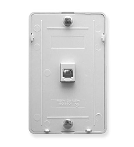 Wall Plate IDC 6P6C - White ICC-IC630DB6WH