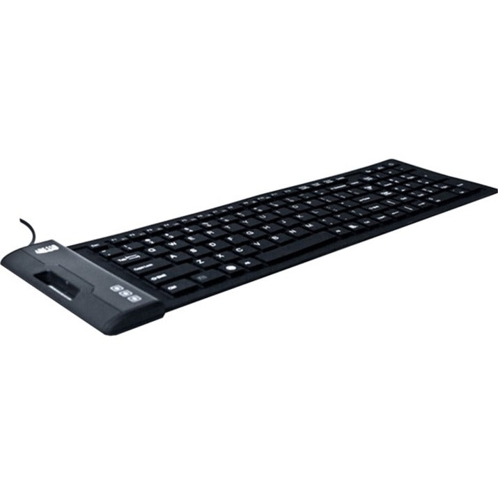 Waterproof Flexible Keyboard,Antimicrobial/Wash/108Keys/Usb