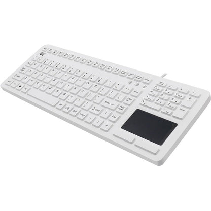 Waterproof Touchpad Keyboard,Silicone Antimicrobial Washable