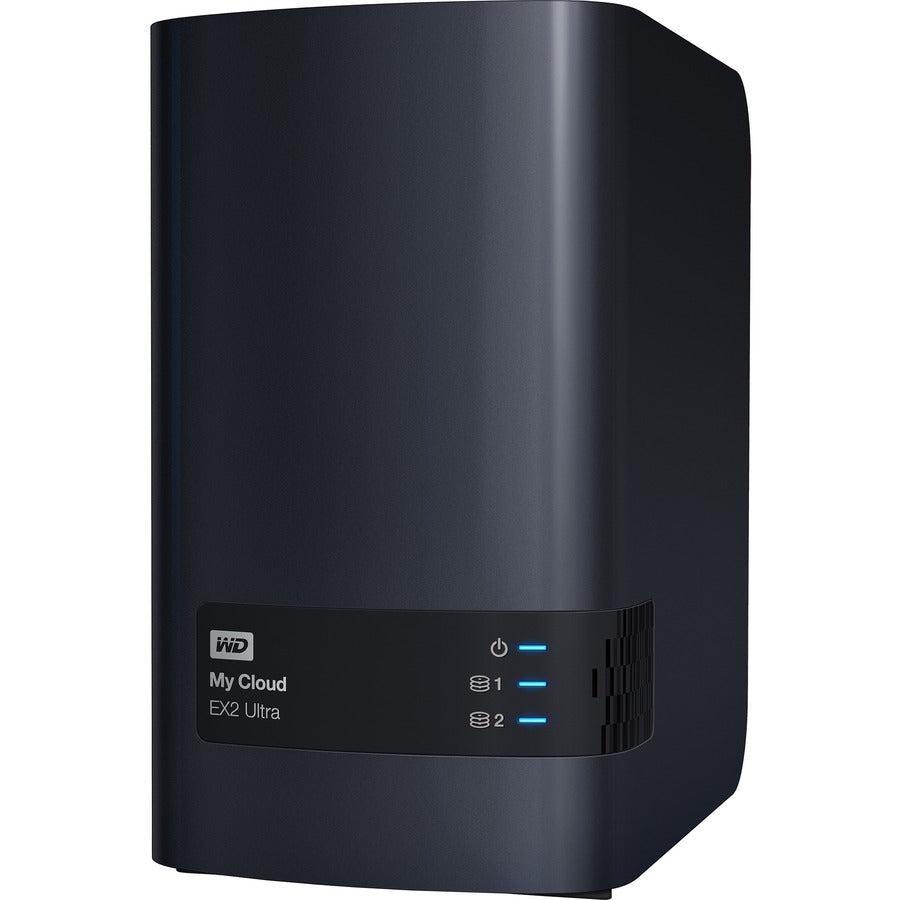 Wd 8Tb My Cloud Ex2 Ultra Nas - Network Attached Storage - Dual-Core Processor (Wdbvbz0080Jch-Nesn)