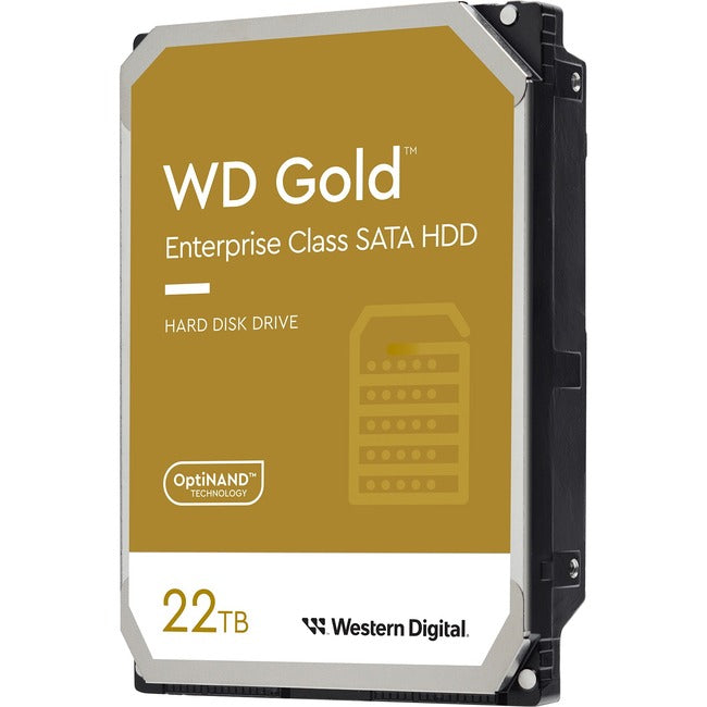 Wd Gold Wd221Kryz 22 Tb Hard Drive - 3.5" Internal - Sata (Sata/600) - Conventional Magnetic Recording (Cmr) Method Wd221Kryz