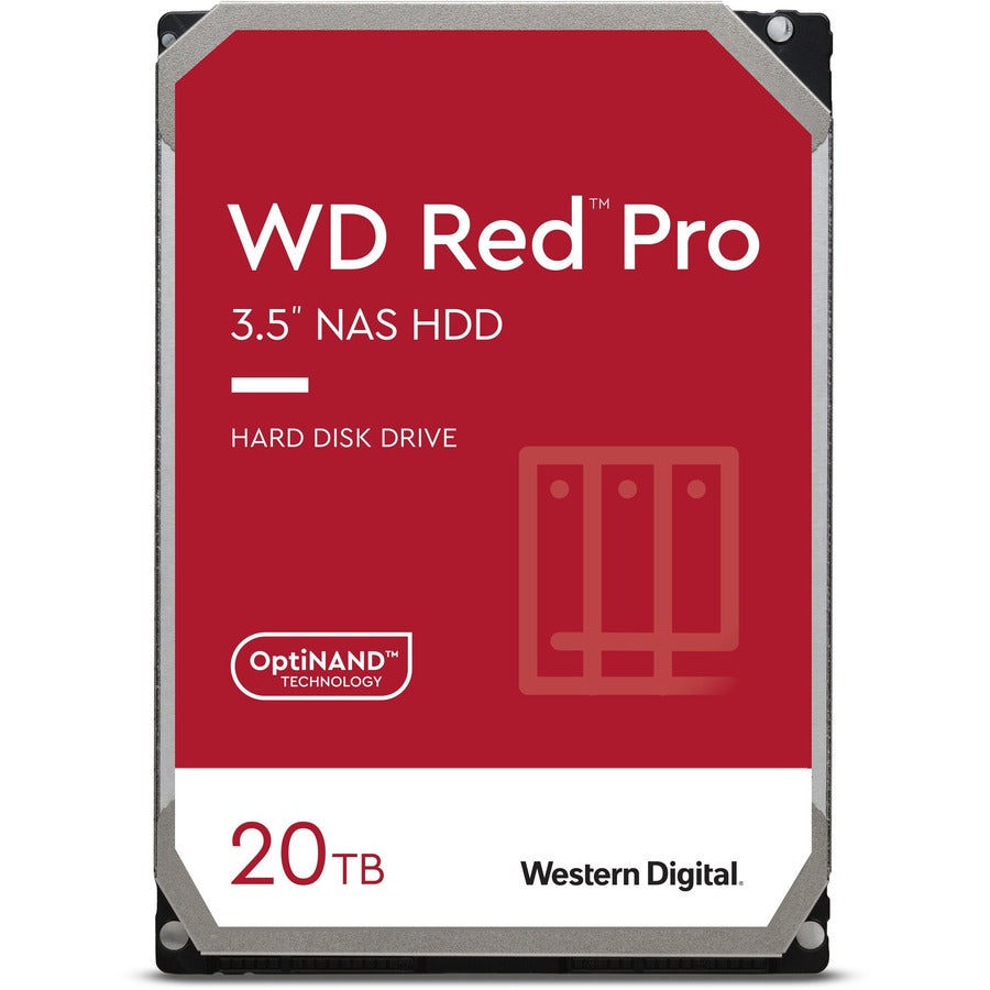 Wd Red Pro Wd201Kfgx 20 Tb Hard Drive - 3.5" Internal - Sata (Sata/600) - Conventional Magnetic Recording (Cmr) Method WD201KFGX