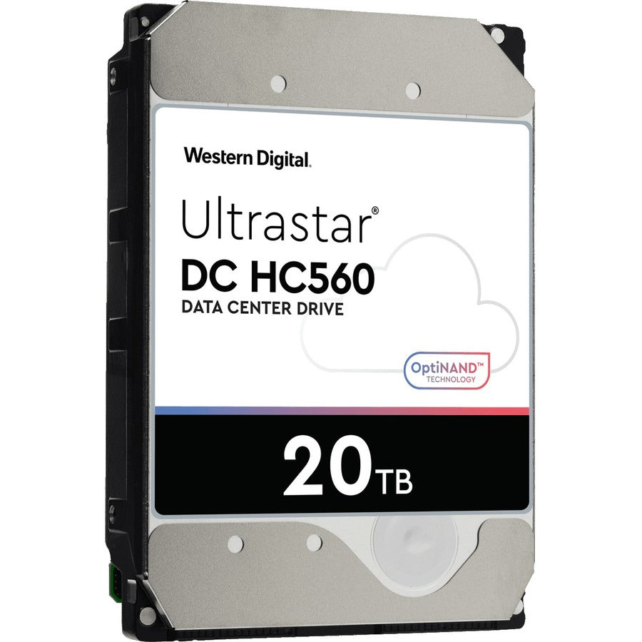 Wd Ultrastar Dc Hc560 Wuh722020Ale6L1 20 Tb Hard Drive - 3.5" Internal - Sata (Sata/600) - Conventional Magnetic Recording (Cmr) Method