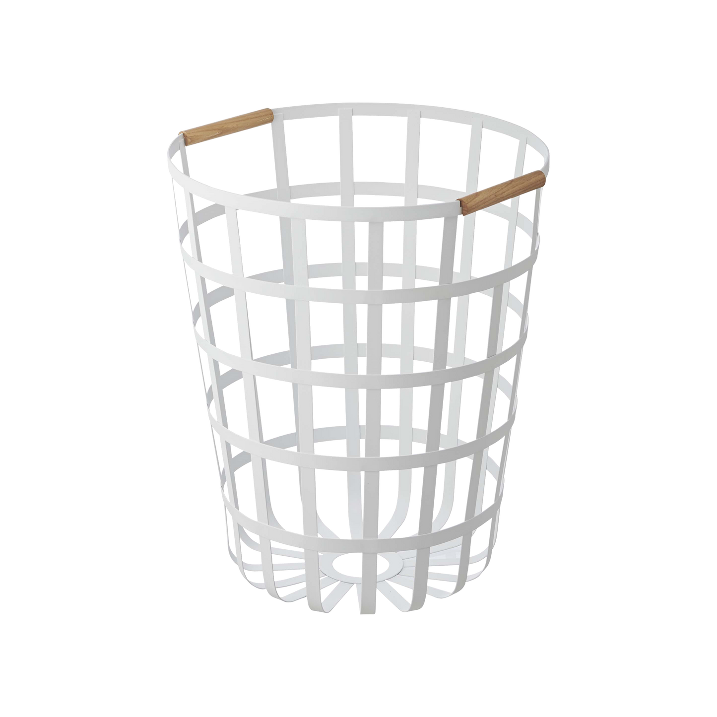 Wire Basket (18" H) - Steel + Wood