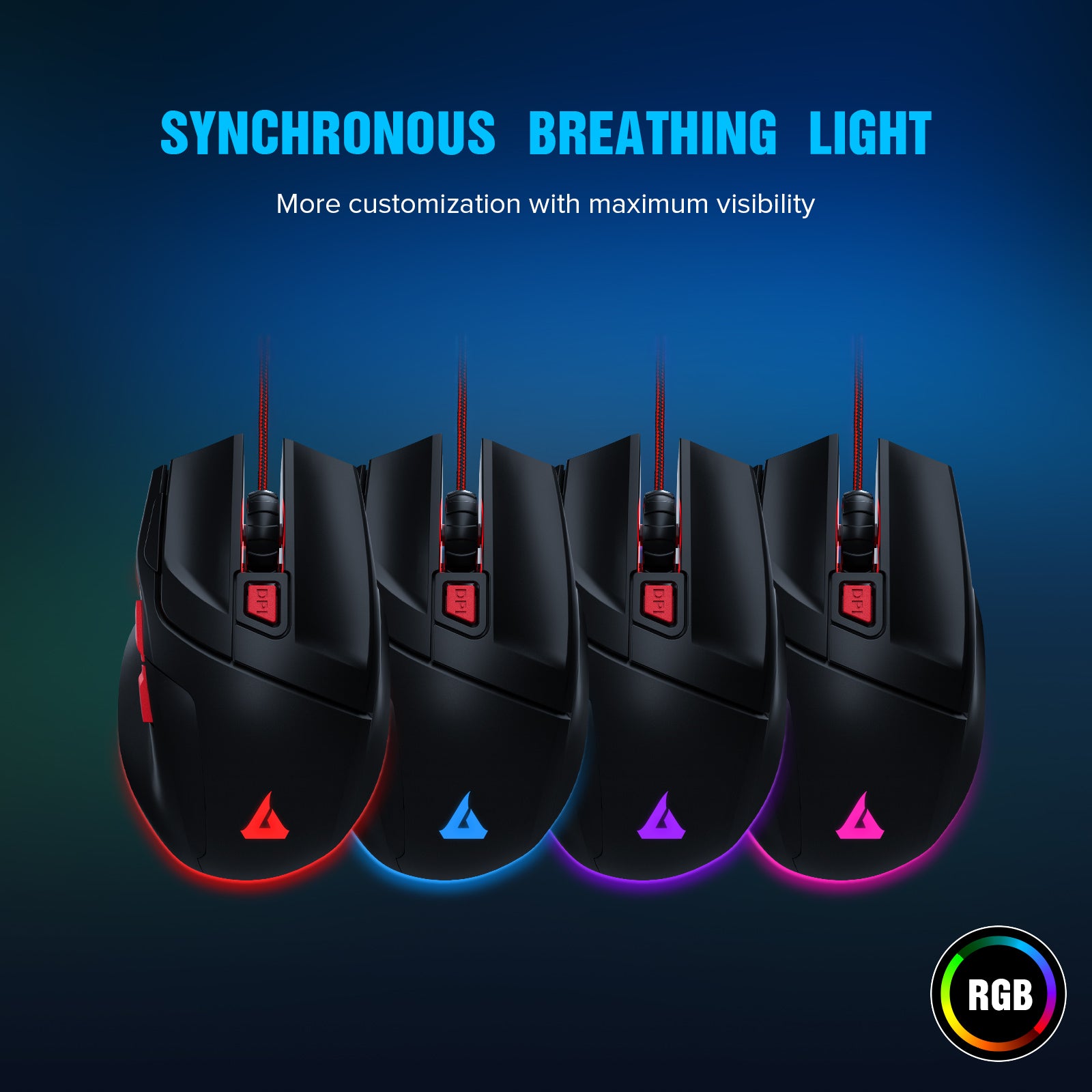 Wired RGB Programmable Gaming Mouse GT790