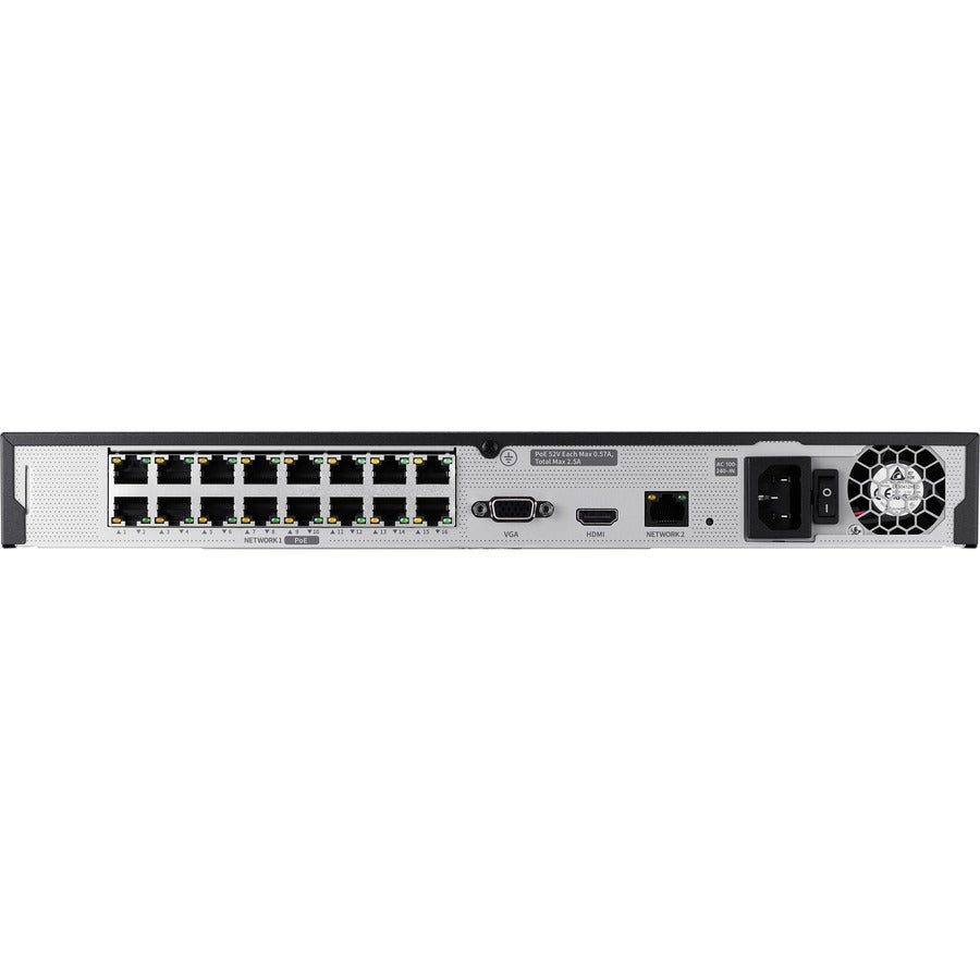 Wisenet Arn-1610S 16 Channel Poe Nvr - 4 Tb Hdd