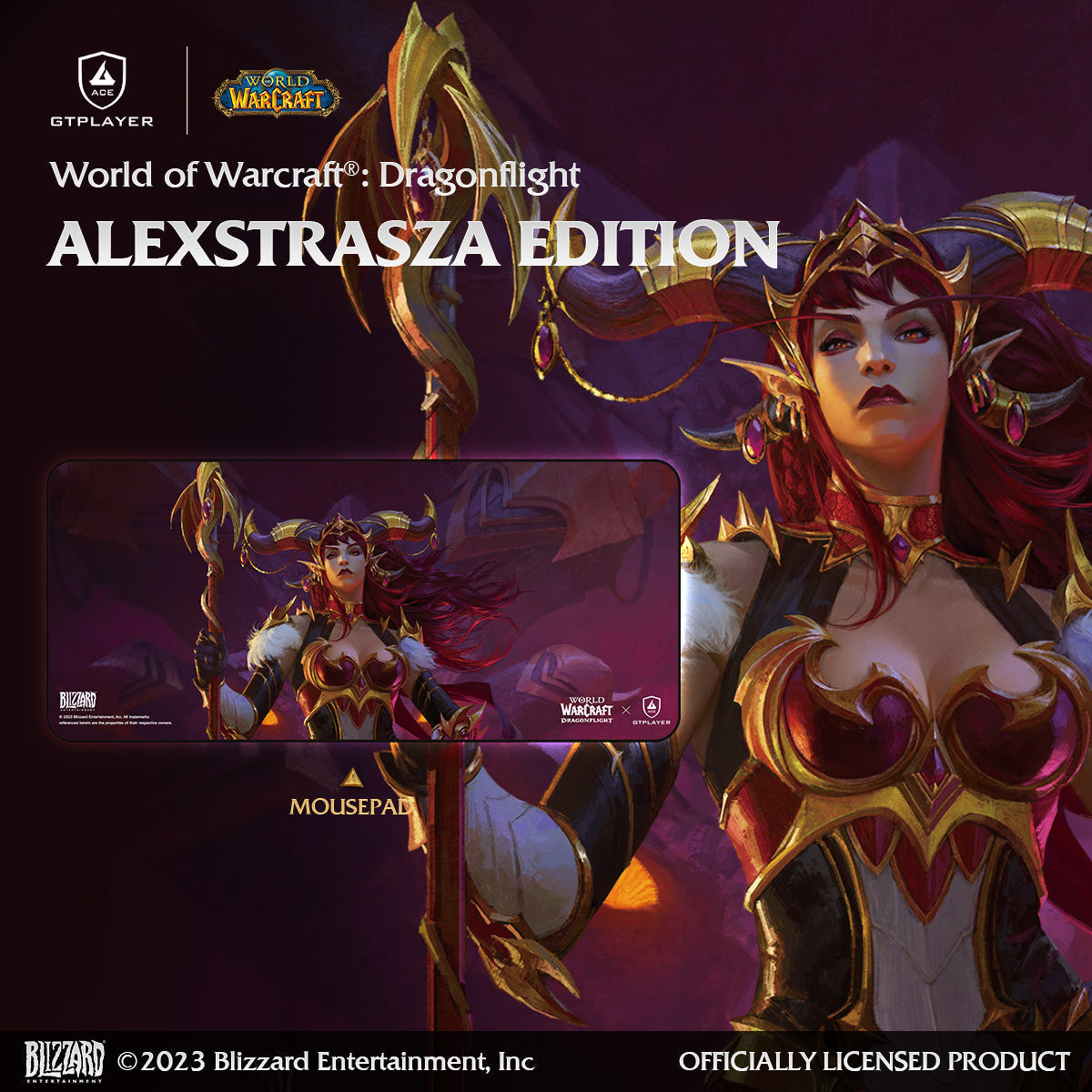 World of Warcraft®: Dragonflight Mousepad / Floor Mat-Alexstrasza Edition